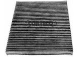 Corteco 21652357 Filtro Abitacolo Filtro Antipolline Per Vw Polo (9N) Carbone Attivo