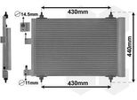Van Wezel 40005193 - Condensatore Aria Condizionata Oe 6455CQ Con Essiccatore Per Xsara, 406, 607 (9D, 9U)
