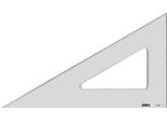 Minerva Zeichendreieck, Hypotenuse: 500 Mm, 60 Grad