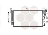 Van Wezel 83005105 Condensatore Climatizzatore Condensatore Climatizzatore Per Kia Carens Iii (Un) +Essiccatore