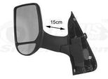 Van Wezel 1985811U Specchietto Esterno Specchietto Laterale Sinistro Per Ford Transit Mk6 Furgone (V347, V348, Fa) Convesso