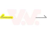 Van Wezel 3031582 - Oe 202 885 10 74 Modanatura, Paraurti Anteriore Destro Per Classe C (W202), Classe C (S202)