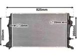 Van Wezel 43002616 - Oe 214101448R Radiatore, Raffreddamento Motore Per Grand Scenic Iii (Jz), Scenic Iii