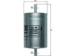 Mahle Kl 95 - Filtro Carburante Oe 7700820376 Per Espace Iii (Je), Laguna I, Safrane I (B54), Safrane Ii (B54)