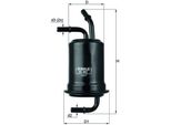 Mahle Kl 487 - Filtro Carburante Oe 0K2A120490A Per Carens I (Fc), Carens Ii (Fj)