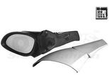 Van Wezel 3766807 Specchietto Retrovisore Esterno Sinistro Per Opel Vectra B (36) Convesso Riscaldato Primerizzato