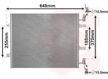 Van Wezel 43005459 - Condensatore Aria Condizionata Oe 8200411148 Per Primastar (X83), Trafic Ii (Jl), Trafic Ii (Fl), Trafic Ii (El)