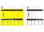 Van Wezel Modanatura Per Porta Anteriore Sinistra Per Renault Clio Ii (BB0/1/2, CB0/1/2) 4339423