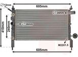Van Wezel Radiatore Raffreddamento Motore 37002026 Per Opel Astra F Cc (T92)