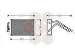 Van Wezel 18006291 - Oe 1140765 Scambiatore Di Calore, Riscaldatore Per Transit Tourneo