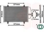 Van Wezel 43005201 - Oe 7700418301 Condensatore Aria Condizionata Per Megane I, Megane Scenic