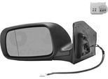 Van Wezel 5307807 Specchietto Esterno Specchietto Laterale Sinistro Per Toyota Avensis Station Wagon (T25) Asferico Riscaldato Primerizzato