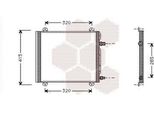 Van Wezel 43005235 Condensatore Climatizzatore Condensatore Climatizzatore Per Renault Twingo I (C06)