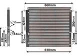 Van Wezel 02005075 Condensatore Climatizzatore Condensatore Climatizzatore Per Land Rover Range Rover Ii (P38A)