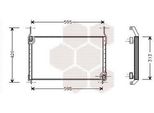 Van Wezel 17005204 - Condensatore Aria Condizionata Oe 46406321 Per Brava, Bravo, Marea, Multipla