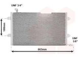 Van Wezel 58005146 Condensatore Climatizzatore Condensatore Climatizzatore Per Vw Golf Iv Cabrio (1E)