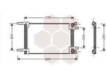 Van Wezel 17005248 - Oe 46736891 Condensatore Aria Condizionata Per Doblo