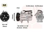 Van Wezel 0900K207 - Compressore Aria Condizionata Oe 6453EN Per Xsara, 206 Cc (2D), 206 (2A/C), 206 Sw (2E/K)