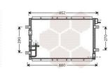 Van Wezel 83005030 - Oe 97606 3E000 Condensatore Aria Condizionata Per Sorento I (Jc)