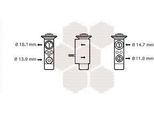 Van Wezel 06001085 - Oe 64116904437 Ventilazione Di Espansione, Klimaanlage Per X3 (E83), 3Er (E46), R59, R58, R60, R55, R57, R56
