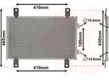 Van Wezel 17005302 - Condensatore Aria Condizionata Oe 6455CG Per Jumper, Ducato, Boxer