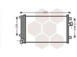 Van Wezel 17005328 Condensatore Climatizzatore Condensatore Climatizzatore Per Fiat Multipla (186) +Essiccatore
