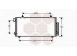 Van Wezel 53005381 Condensatore Climatizzatore Condensatore Climatizzatore Per Toyota Celica (ZZT23) +Essiccatore