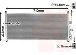 Van Wezel 13005277 Condensatore Climatizzatore Condensatore Climatizzatore Per Nissan Almera Ii Hatchback (N16) + Essiccatore
