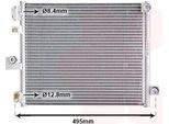 Van Wezel 82005194 Condensatore Climatizzatore Condensatore Climatizzatore Per Hyundai Atos (Mx)