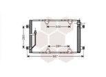 Van Wezel 52005107 Condensatore Climatizzatore Condensatore Climatizzatore Per Suzuki Grand Vitara I Suv (Ft, Ht) + Essiccatore