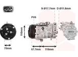 Van Wezel 1700K384 - Compressore Aria Condizionata Oe 71724084 Per Mito (955), Nemo, Doblo, Fiorino, Punto, Linea, Qubo, Bipper (Aa), Bipper Tepee