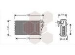 Van Wezel 40006356 Scambiatore Di Calore Riscaldamento Interno Radiatore Adatto Per Peugeot 206 Hatchback (2A/C) 206 Cc (2D) 206+ Hatchback (2L, 2M) 206 Sw (2E/K)
