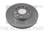 2X Disco Freno Nk 3147166 Anteriore Per Vw Golf Vii Hatchback (5G1 BQ1 BE1 BE2)