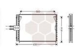 Van Wezel 43005189 - Oe 7701038227 Condensatore Aria Condizionata Per Laguna I