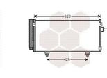 Van Wezel 51005077 Condensatore Climatizzatore Condensatore Climatizzatore Per Subaru Forester (Sh) +Essiccatore