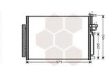 Van Wezel 37005436 - Oe 96436393 Condensatore Aria Condizionata Con Essiccatore Per Captiva, Antara (L07)