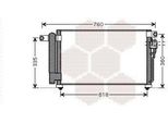 Van Wezel 83005081 - Oe 97606 1G000 Condensatore Aria Condizionata Con Essiccatore Per Rio Ii (Jb)