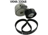 Skf | Set Di Cinghie Con Nervatura A V (Vkma 33068) Adatto Per Peugeot, CitroëN, Fiat