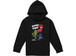 Pj Masks - "Super Team!"" Maglia Con Cappuccio Per Bambini TV24981 (116) (Nero)"