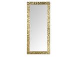 Mo.Wa Specchio Grande Specchio Da Parete 77X177 Oro Specchio A Figura Intera Moderno Foglia Oro Cornice In Legno Poltrona Specchio Appeso Specchio Dorato