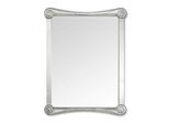 Mo.Wa Specchio Da Parete Specchio Decorativo Rettangolare Foglia Argento 35 X 45 Cm Italy Specchio Argento Classico Specchio Da Parete Specchio Bagno