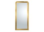Mo.Wa Specchio Da Parete Specchio A Figura Intera Classico Luigi Filippo 87X187 Cm Foglia Oro, Cornice In Legno Specchio Grande Classico Antico
