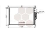 Van Wezel 03005301 Condensatore Climatizzatore Condensatore Climatizzatore Per Audi A8 (4E2, 4E8)