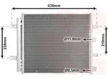 Van Wezel 77005051 - Condensatore Aria Condizionata Oe XR828762 Con Essiccatore Per S-Type (X200), Xf (X250), Xk (X150)