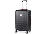 Monzana® Valigia Bagaglio A Mano Trolley Con Chiusura Tsa Ruote Gemellate Manico Telescopico Misura L Valigia Nera