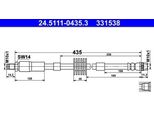 Ate 24.5111-0435.3 Tubo Freno Anteriore Adatto A Peugeot 308 Sw I (4E, 4H) 5008 (0U, 0E) 308 I Hatchback (4A, 4C) 3008 (0U) 308 Cc (4B) 3008 (T8)