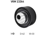 Skf Vkm 13264 Tendicinghia, Cinghia Dentata Oe 0829C3 Compatibile Con C5, C8, Jumper, Jumpy, Scudo, Ulysse, Phedra, 406, 607, 807, Boxer, Expert