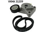Skf Vkma 31209 Set Di Cinghie Trapezoidali Per Vw Lupo (6X1, 6E1)