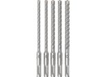 Set Di Punte Per Martello Pro Sds Plus-5X, 6/6/8/8/10 Mm, 5 Pz.