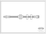 Corteco 19018562 Tubo Freno Anteriore Per Fiat Bravo I (182) Brava (182) Per Alfa Romeo 145 (930) Per Lancia Delta Ii (836)